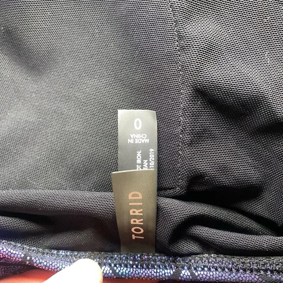 NWT SET 🌊🧜♀️Torrid Iridescent Mermaid Scale Wireless Straight Flounce Bikini - Picture 7 of 11